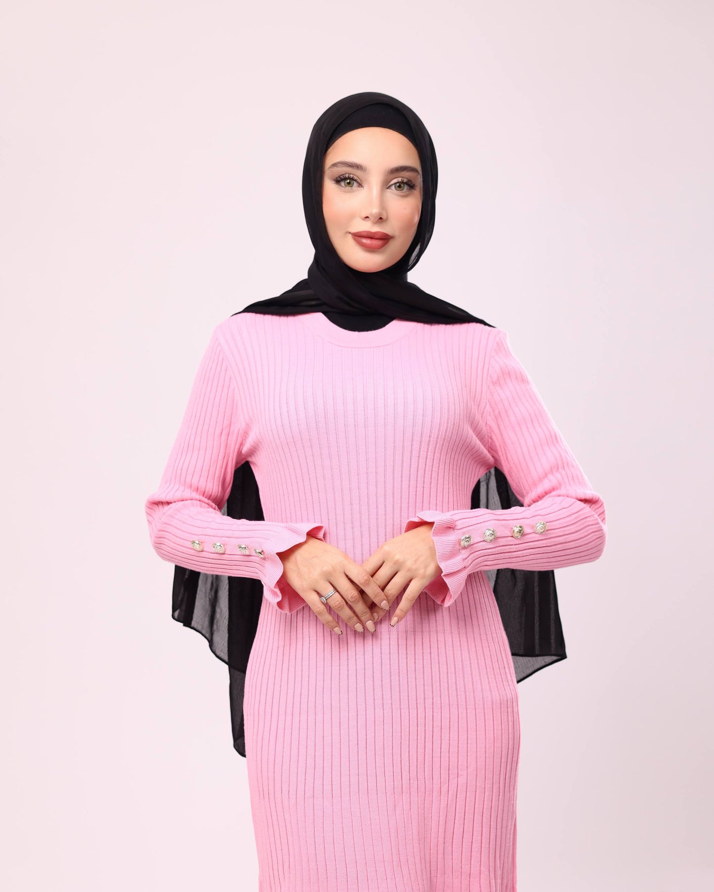 Pink Wool Dress