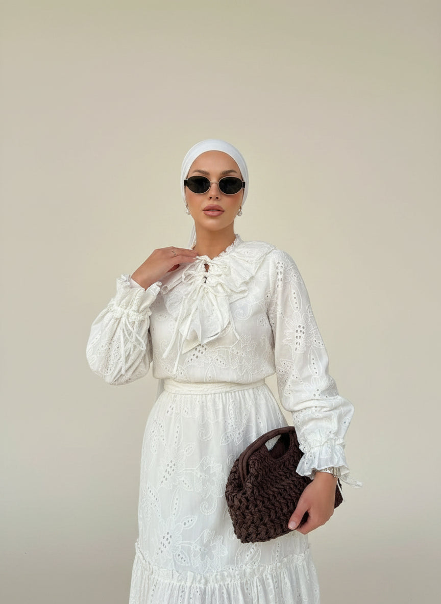 White Lace Dress