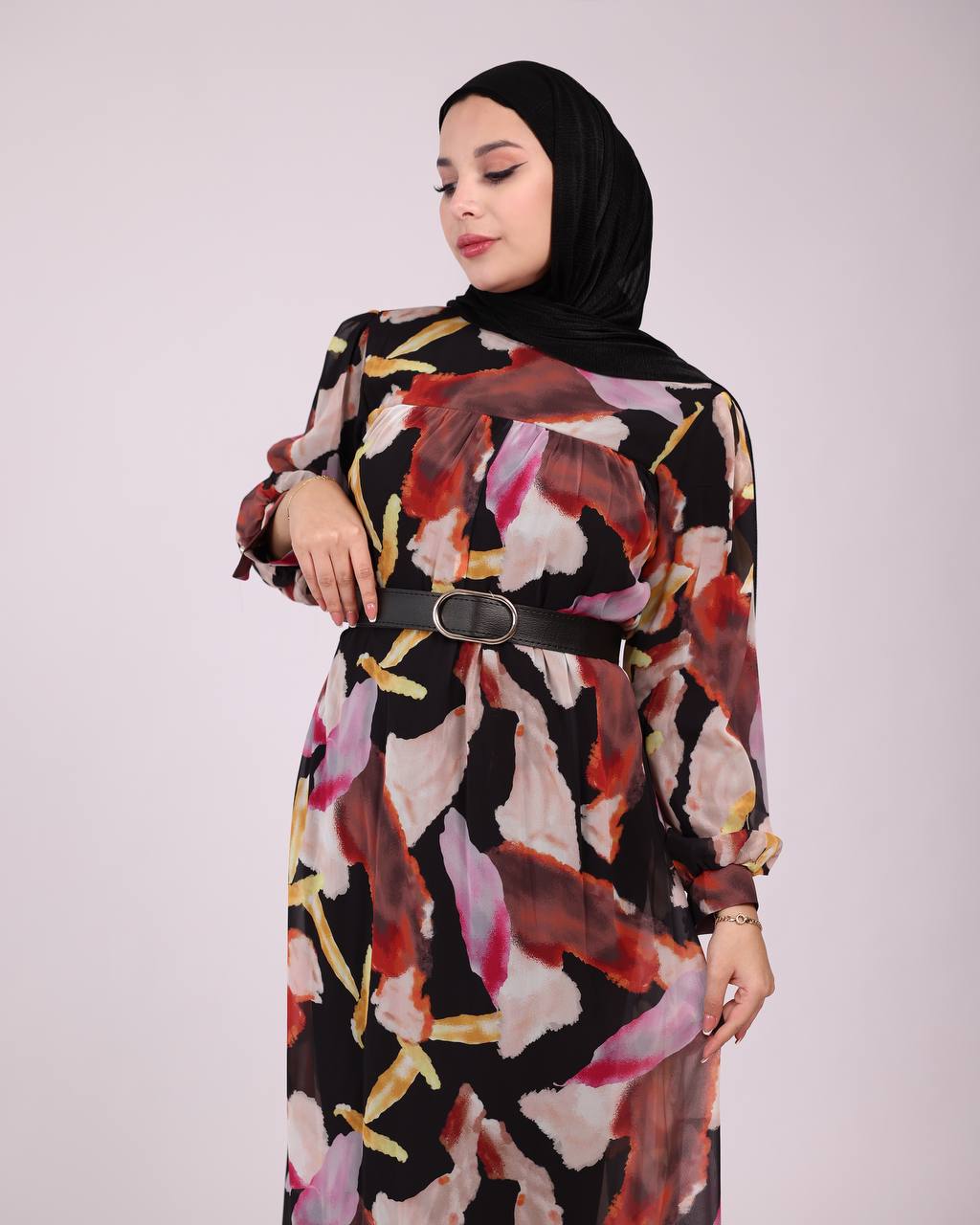 Black Floral Dress