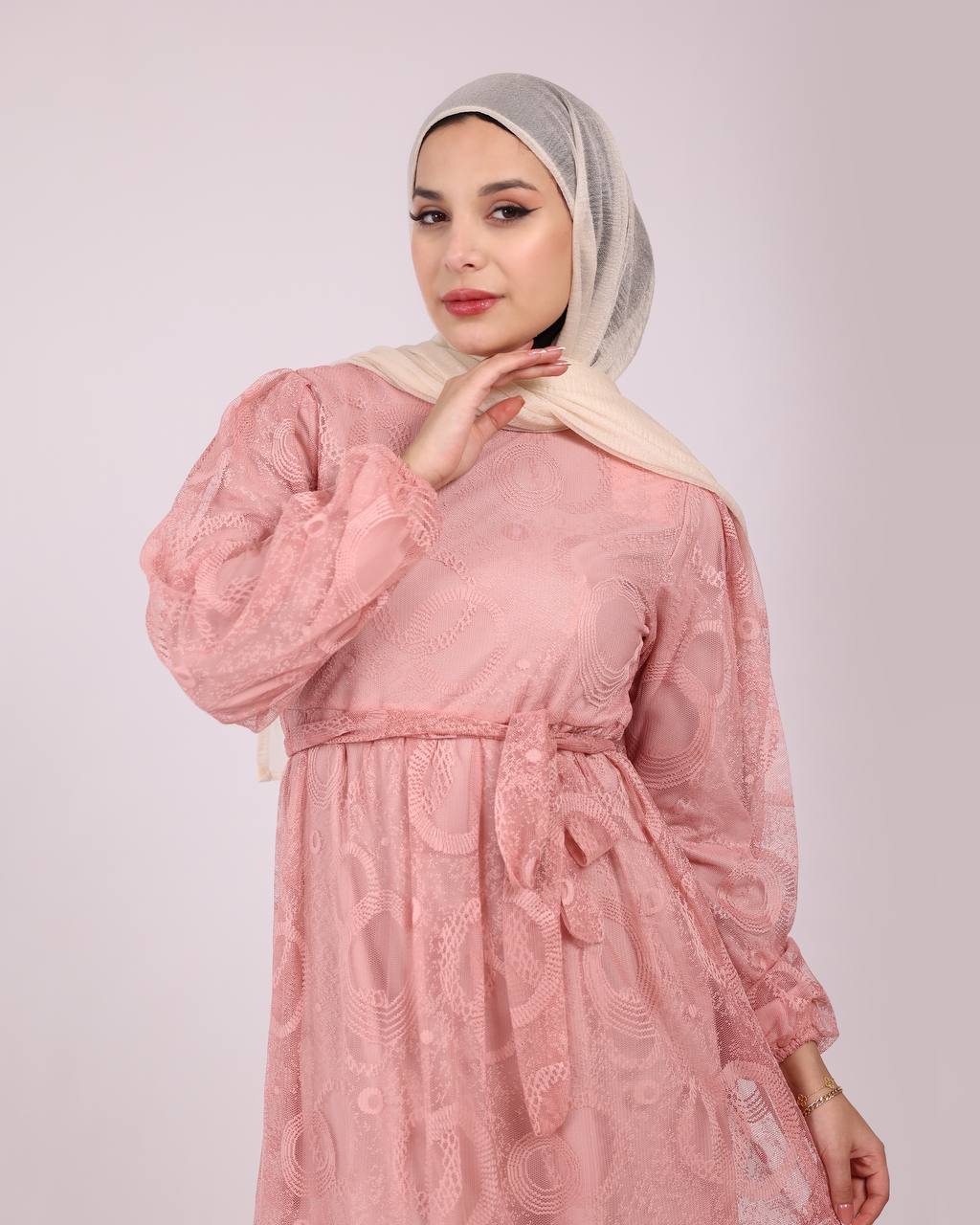 Pink Lace Dress