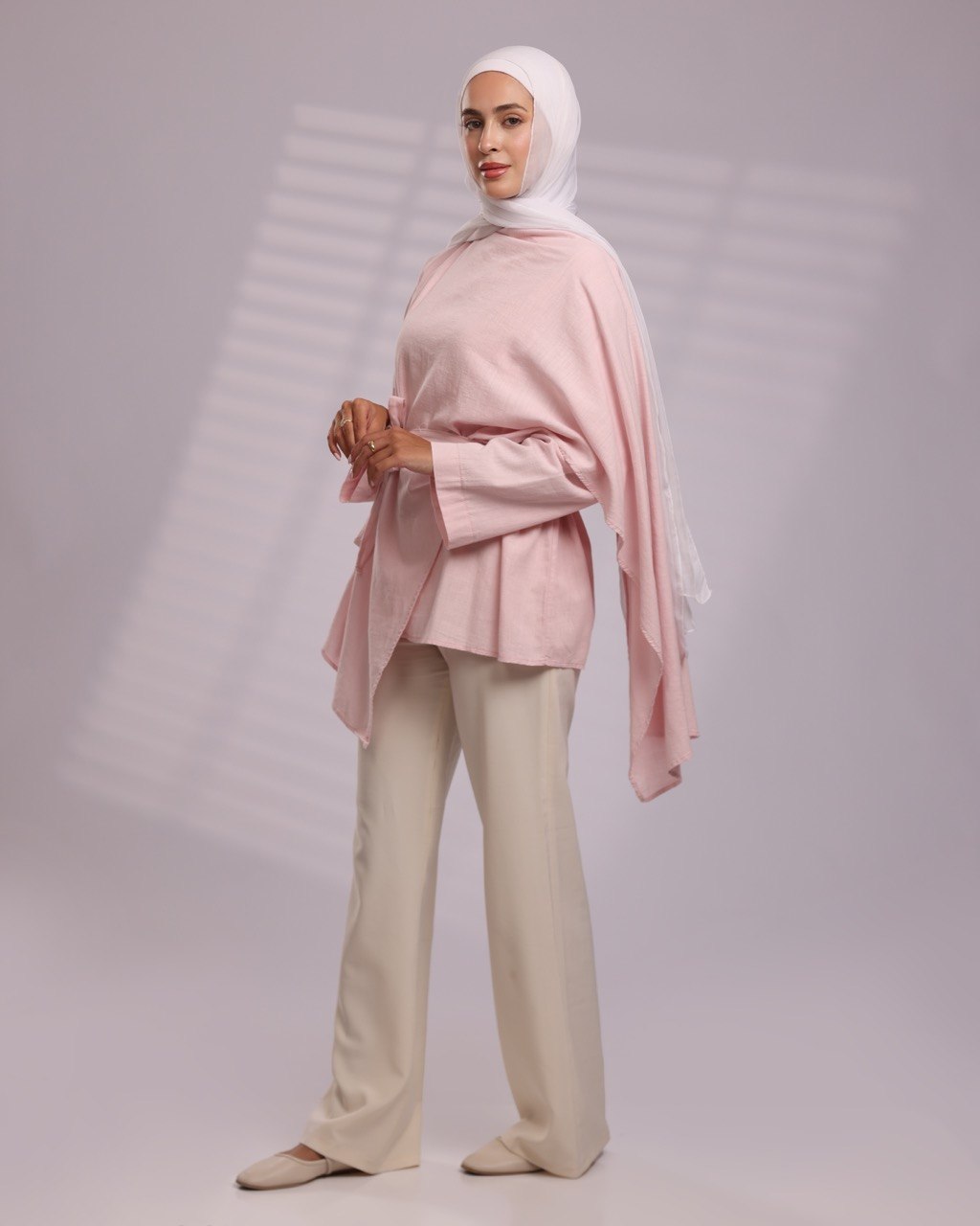 Blush Serenity Wrap Shirt