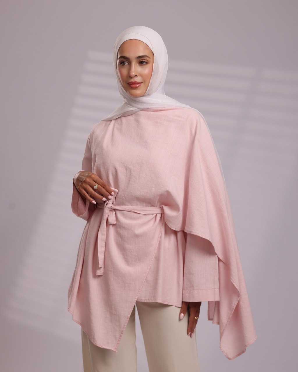 Blush Serenity Wrap Shirt
