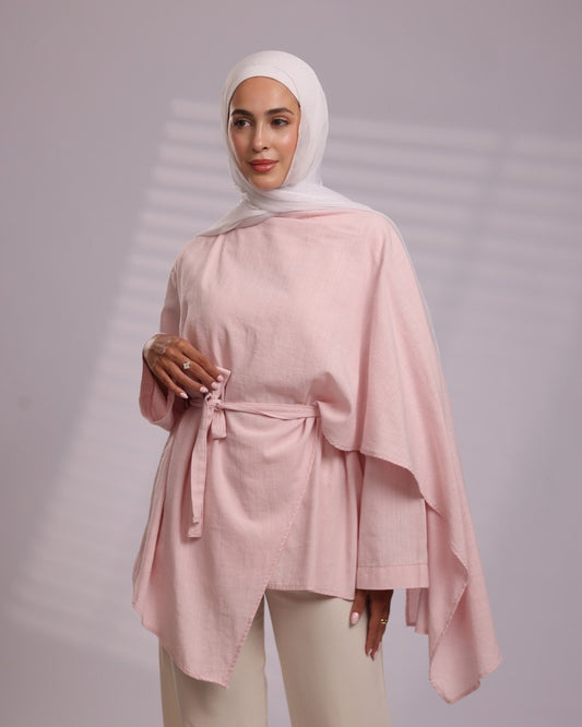 Blush Serenity Wrap Shirt