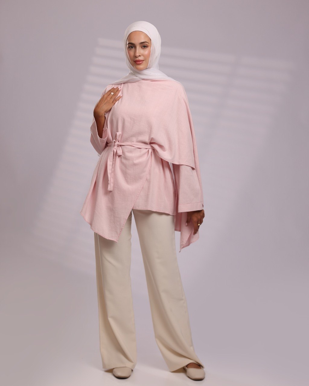 Blush Serenity Wrap Shirt