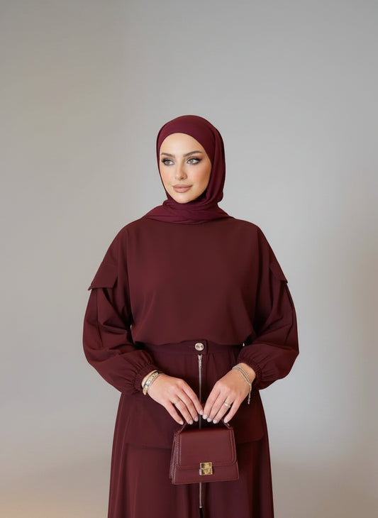 Burgundy Grace Set