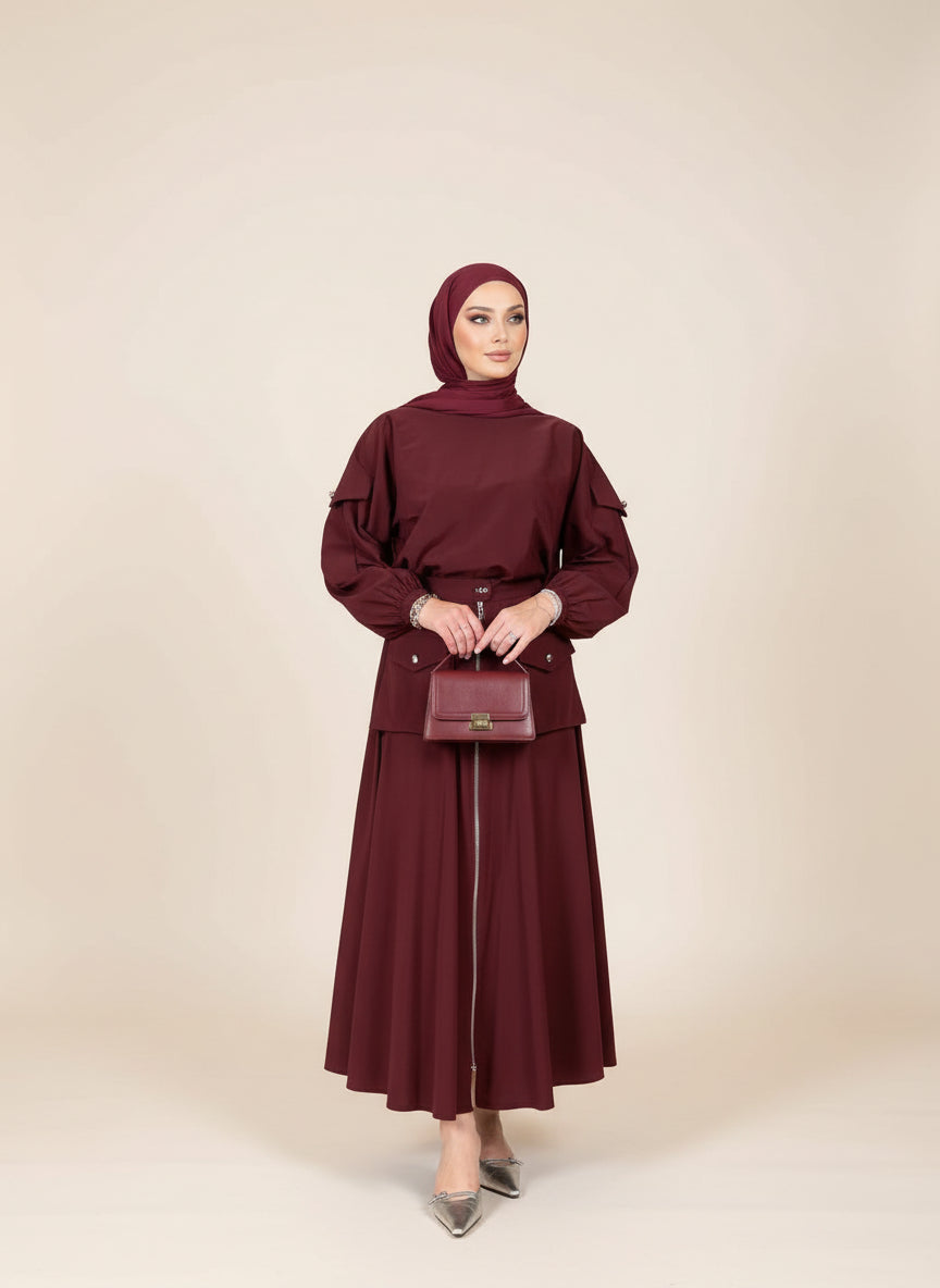 Burgundy Grace Set