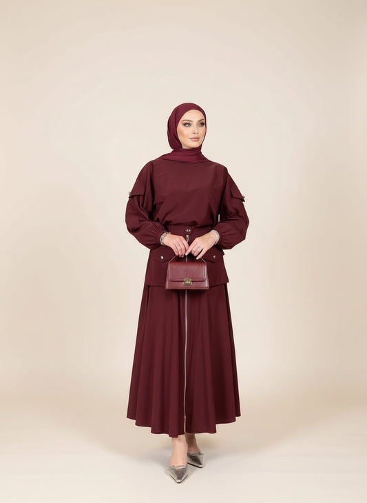 Burgundy Grace Set