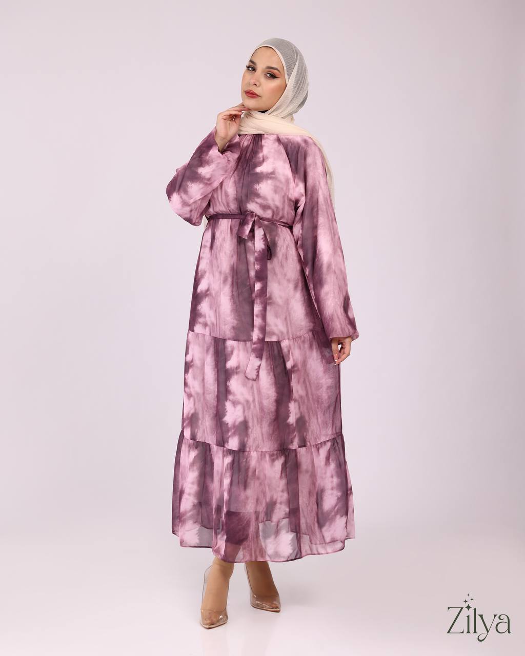 Pink Cloudy Dress