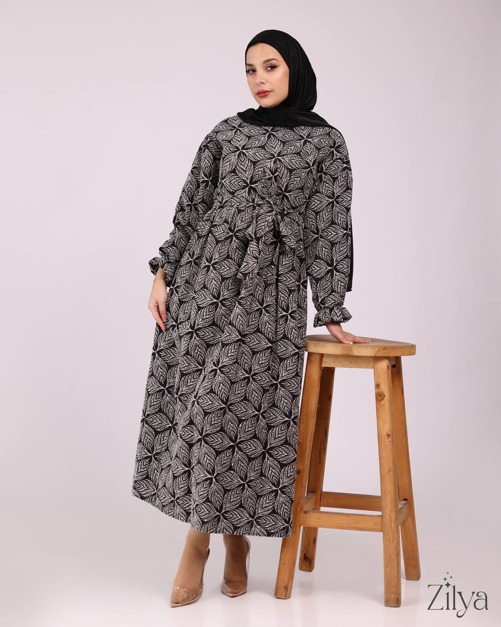 Embroidered Pattern Dress