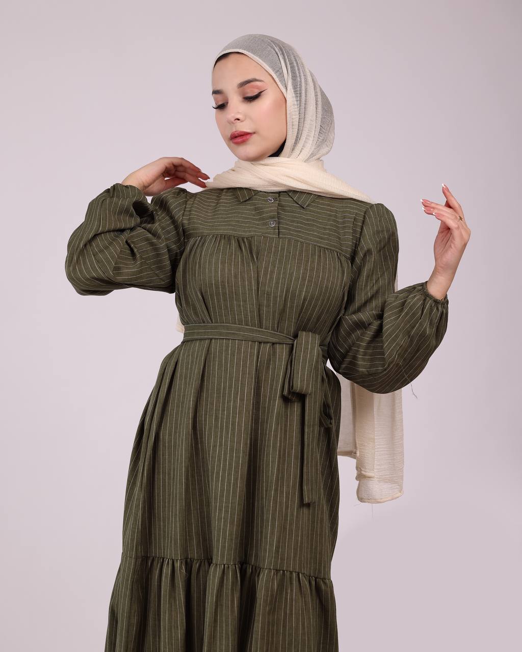 Olive Green Dress