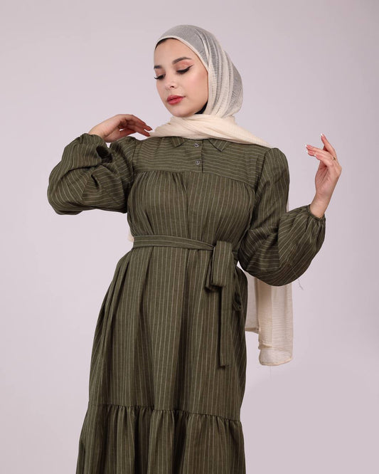 Olive Green Dress