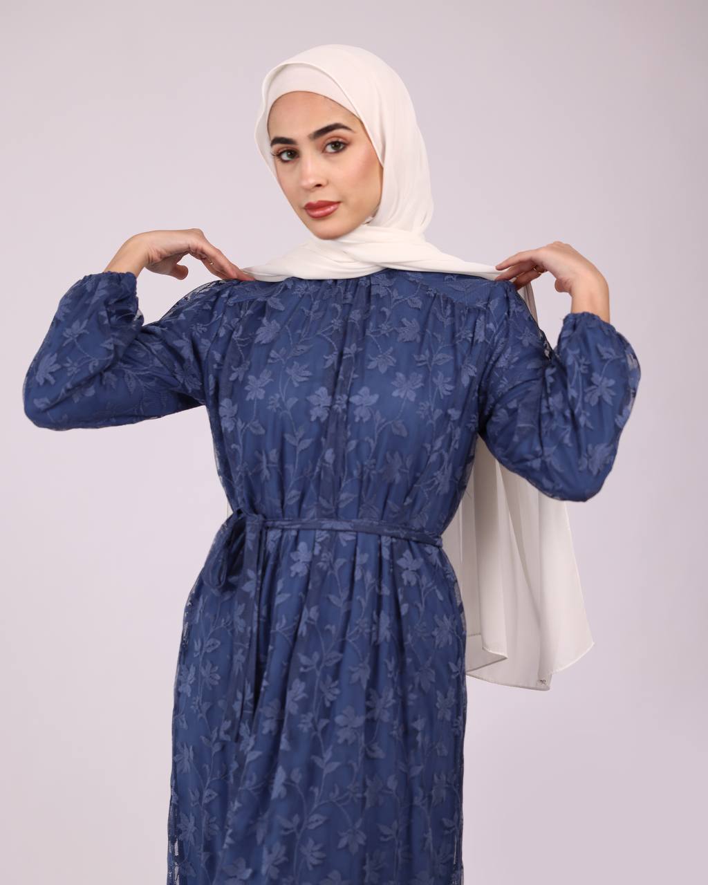 Navy Lace Dress