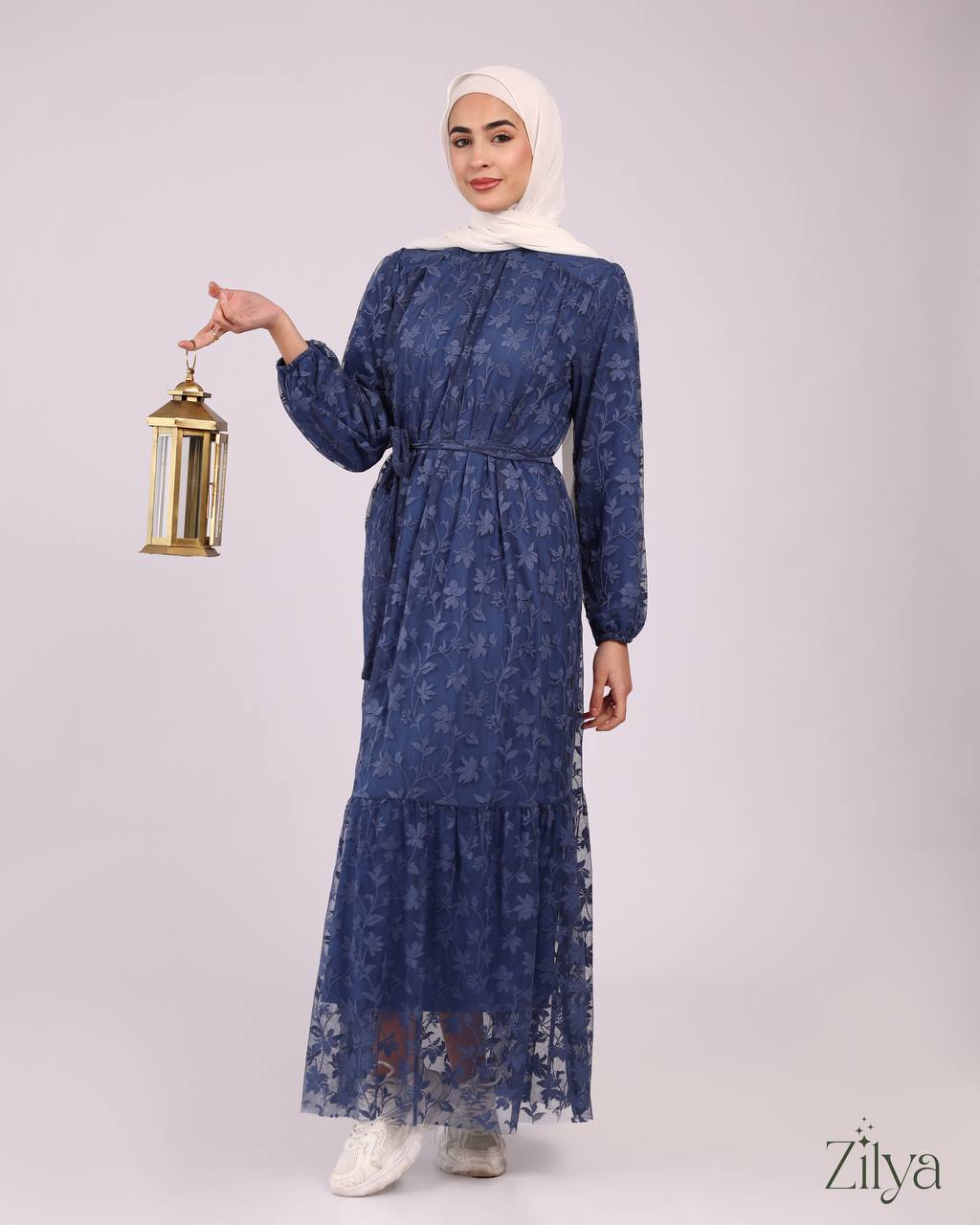 Navy Lace Dress
