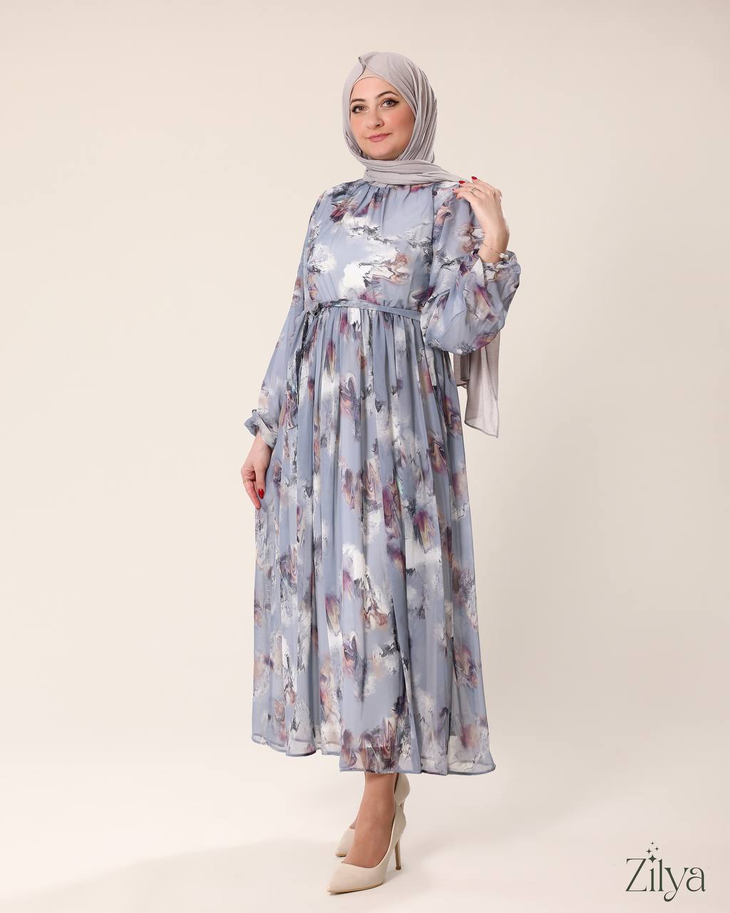 Silver Whisper Dress