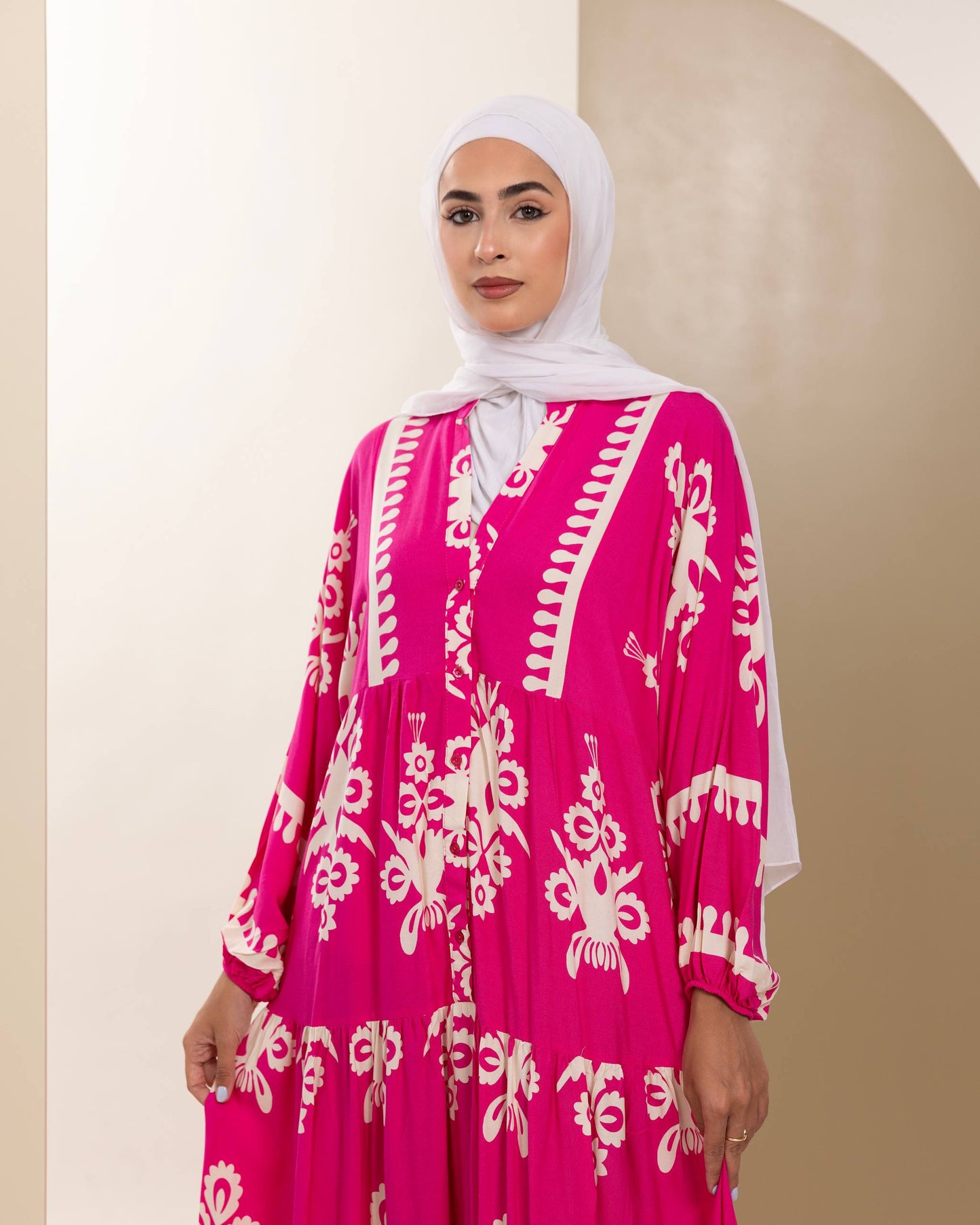 Radiant Fuchsia Dress