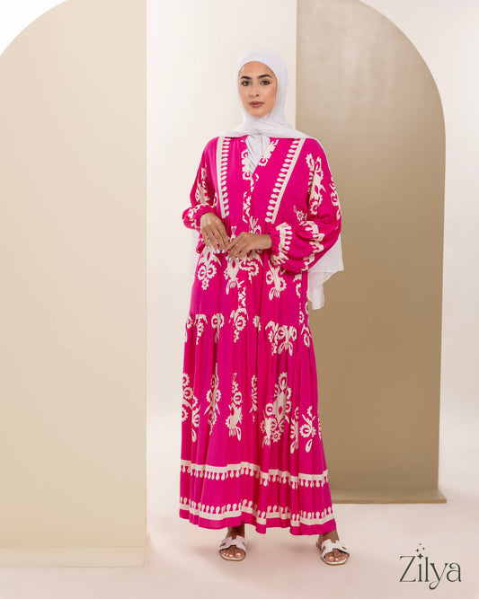 Radiant Fuchsia Dress