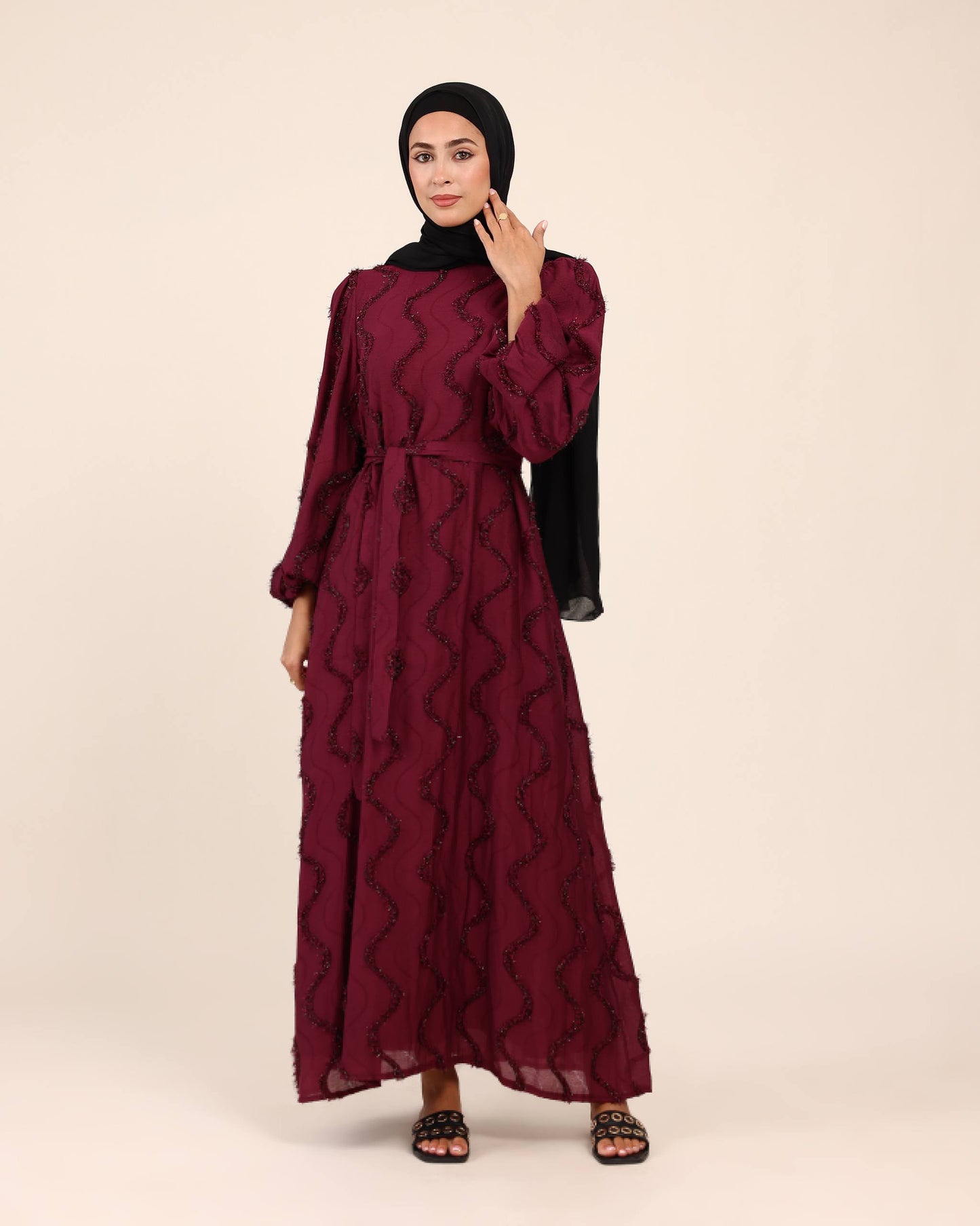 Burgundy Magical Dress