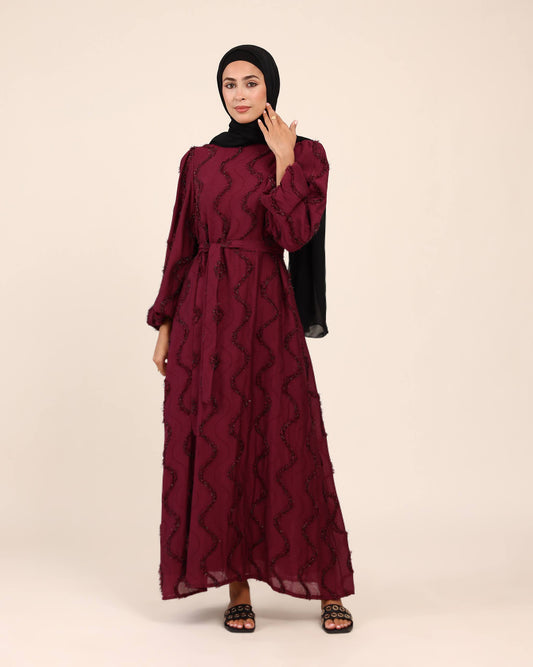 Burgundy Magical Dress