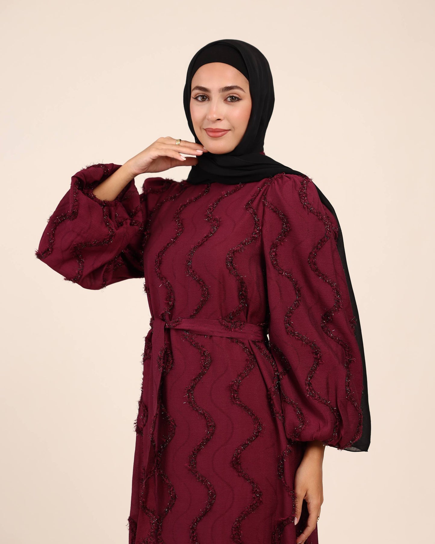Burgundy Magical Dress