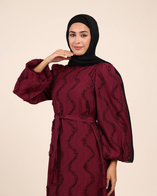 Burgundy Magical Dress