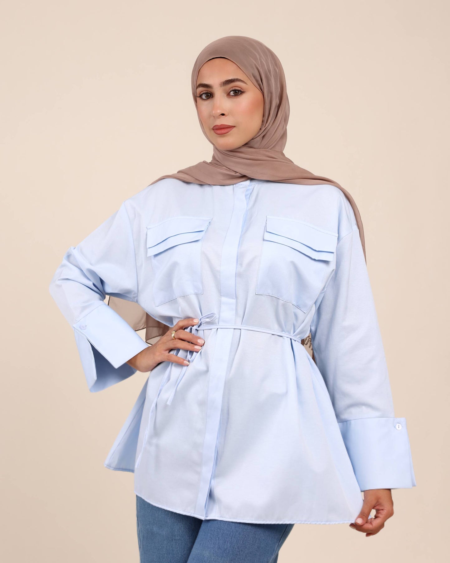 Baby Blue Classy Shirt