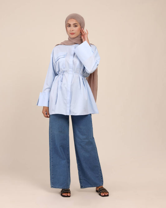 Baby Blue Classy Shirt